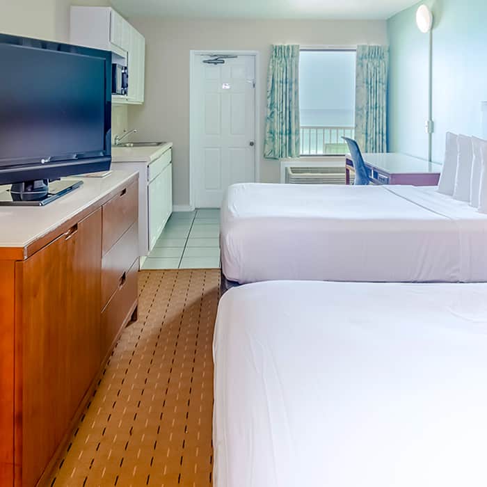 Two Queen Beds Beachfront Bikini Beach Resort PCB